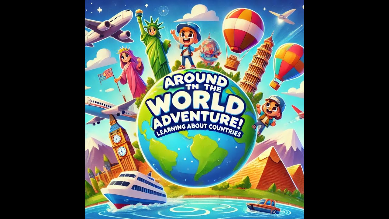 Around the World Adventure! Learning About Countries - Fun Toon Nursery ...