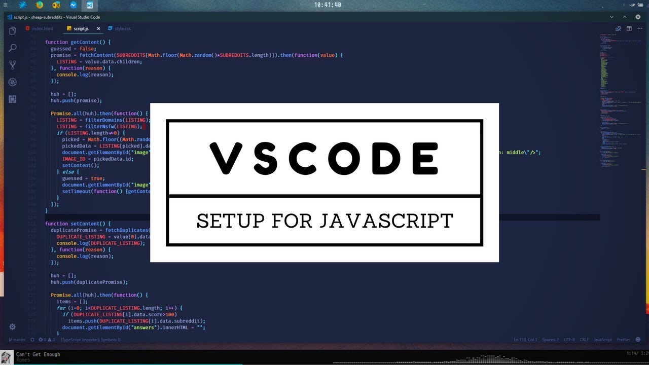 visual studio code javascript