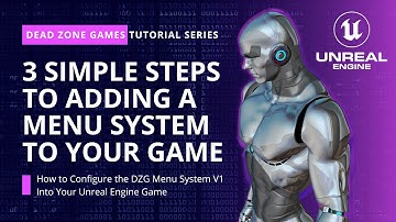 3 SIMPLE STEPS! Adding A Menu System To Your UE 5.0 Game
