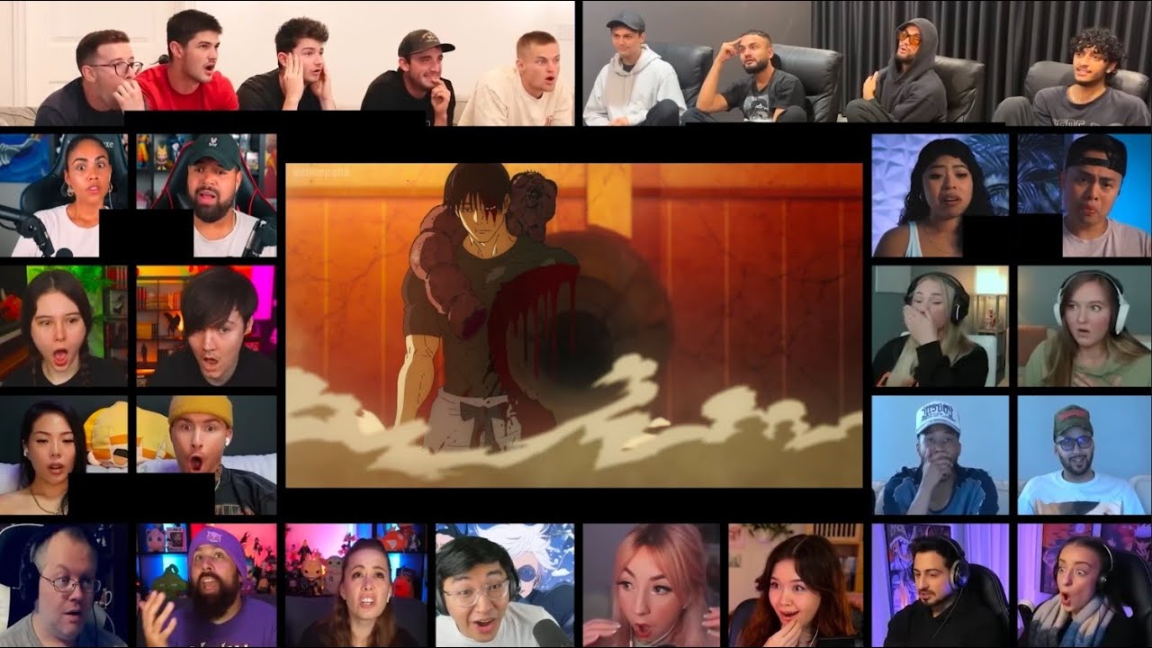 🔥GOJO MAKES A HOLE IN TOJI | GOJO VS TOJI | Jujutsu Kaisen Season 2 Episode 4 | Reaction Mashup