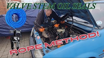 How to replace valve stem seals without removing cylinder head | and without compressor Classic ford