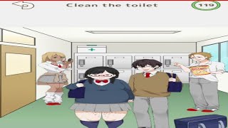 Tricky Mean 2 Level Clean the toilet Solution Walkthrough  screenshot 3