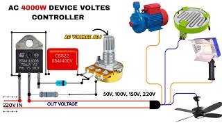 Don't Use a Fan Regulator for This | DIY AC Controller | AC VOLTAGE Controller MAKE