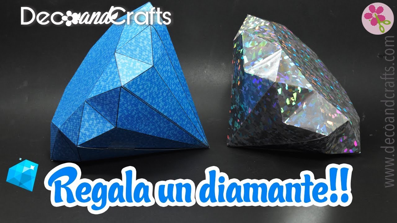 Diamante Gigante! Cajita de regalo muy original - DecoAndCrafts 