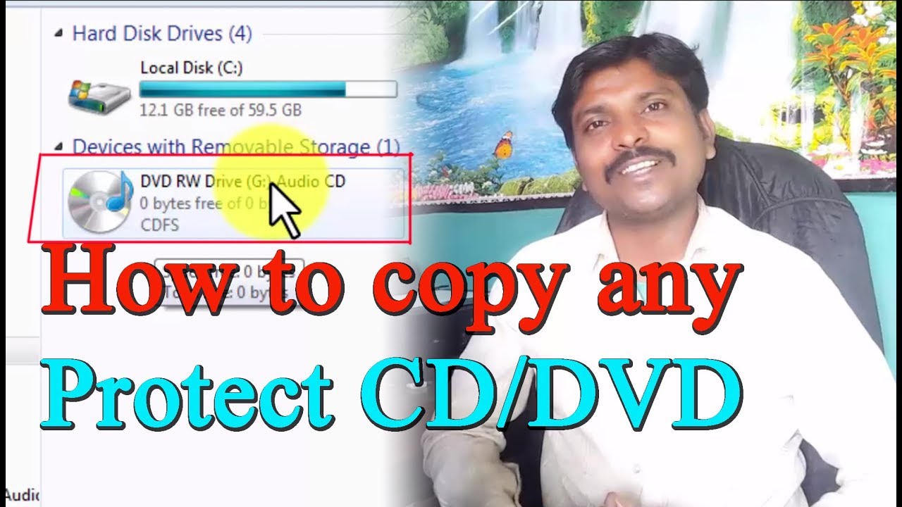 how to unprotect a write protect CD/DVD  Tips and Solution