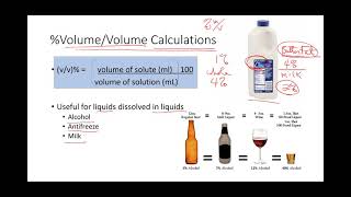 BC 14 4 Solutions Percentage Volume Volume