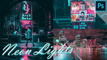 Pink and blue neon preset - Camera Raw Filter | PHOTOSHOP TUTORIAL