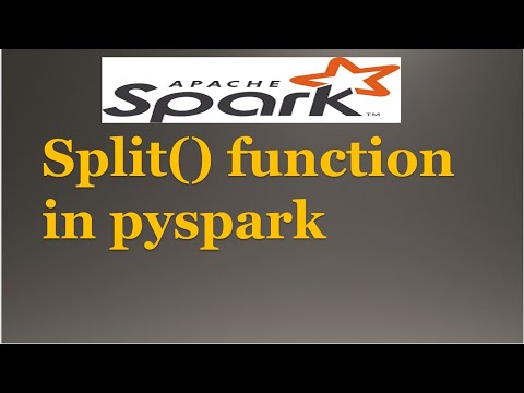 split() function in pyspark