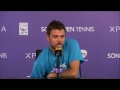 Sony Open Tennis interview with Wawrinka