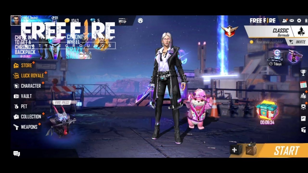 Chrono bounty all sets {freefire}