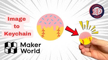 @BambuLab Face‑Down 3D Printing Tutorial (Image‑to‑Keychain MakerWorld)