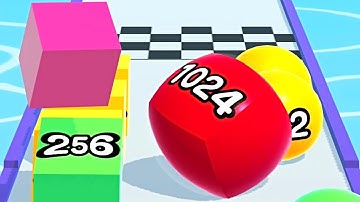 Ball Run 2048 Merge Number ! MAX LEVELS Gameplay Walkthrough New Update Part 307 android, ios