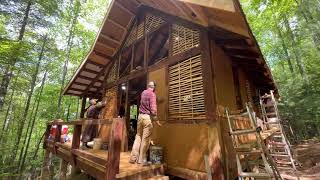 Traditional Wattle and Daub Cabin Built by Franciscan Friars