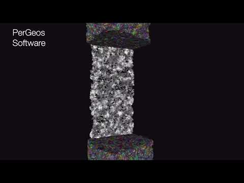 PerGeos Software | Large data visualization and analysis of a sandstone sample