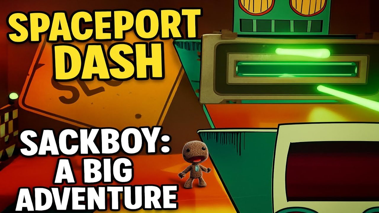 Космодром Дэш | Сэкбой: Большое Приключение | Прохождение, Геймплей, Без Комментариев, 4K, RTX