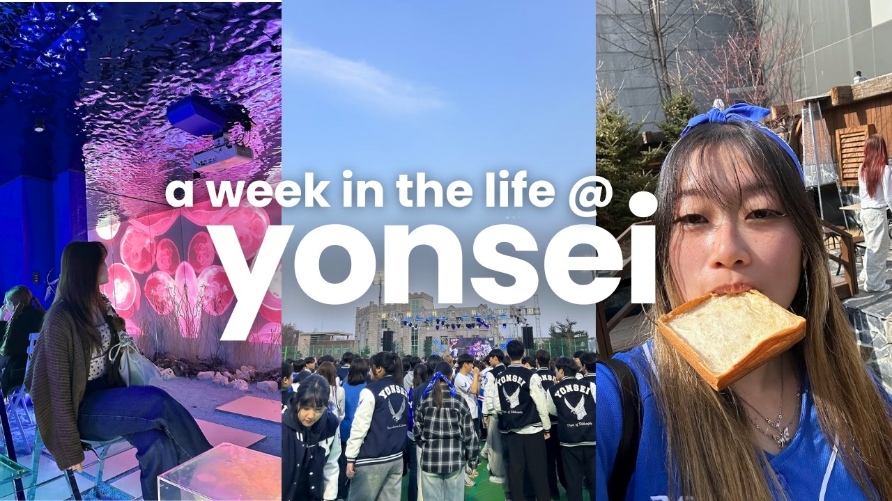 a week in the life as an exchange student @ yonsei uni: cheer festival, clubbing in hongdae, cafes!