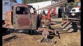 Popped the Motor into the 39 Chevy Snow Truck with Ease April 24 2024