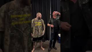 Triple H Teaches Post Malone How To Do This..