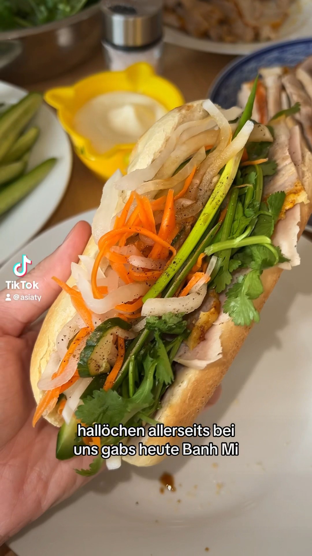 Bánh mì ️ Vietnamesisches Sandwich 🥖🥪😋 #banhmi #vietnamese #sandwich ...