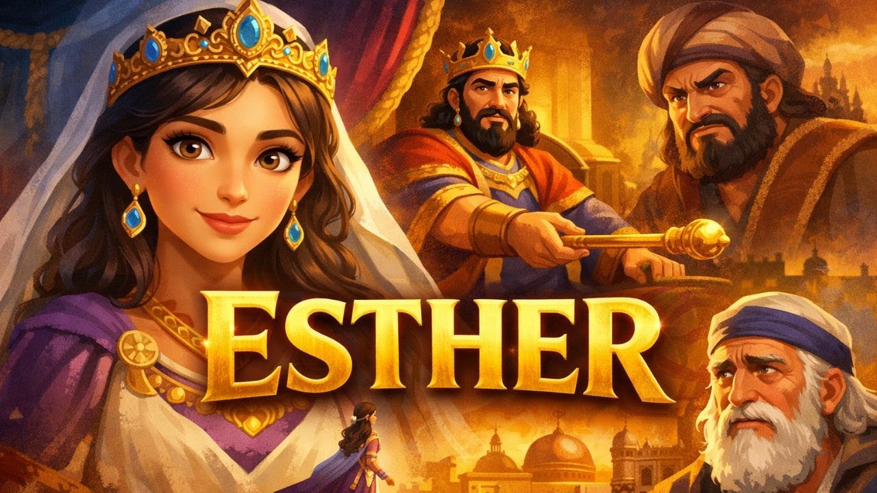 The Story of Queen Esther | She Risked Her Life | Animated Bible Story ...