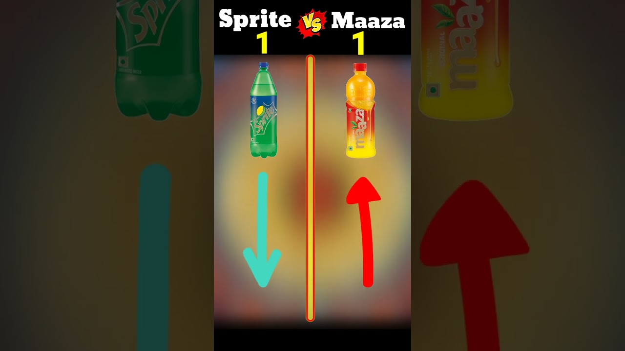 Sprite vs Maaza ❓