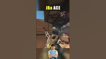 JBa "Trashed" for Bad Flash... But Then He ACES!! #cs2 #gamingshorts
