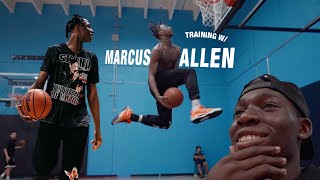 TRAINING WITH RANKED 4 STAR MARCUS ALLEN  ⭐️🏀 | Sny The Don