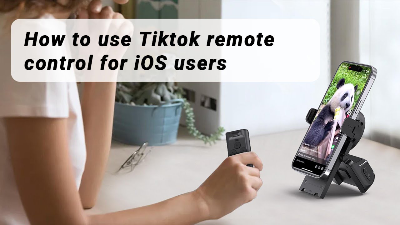 How to use Tiktok remote control for iOS users？#scrolling #page turner# ...