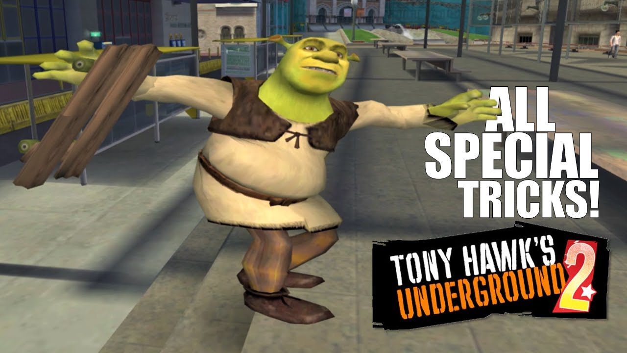 Tony Hawk's Underground: ALL SPECIAL TRICKS! 