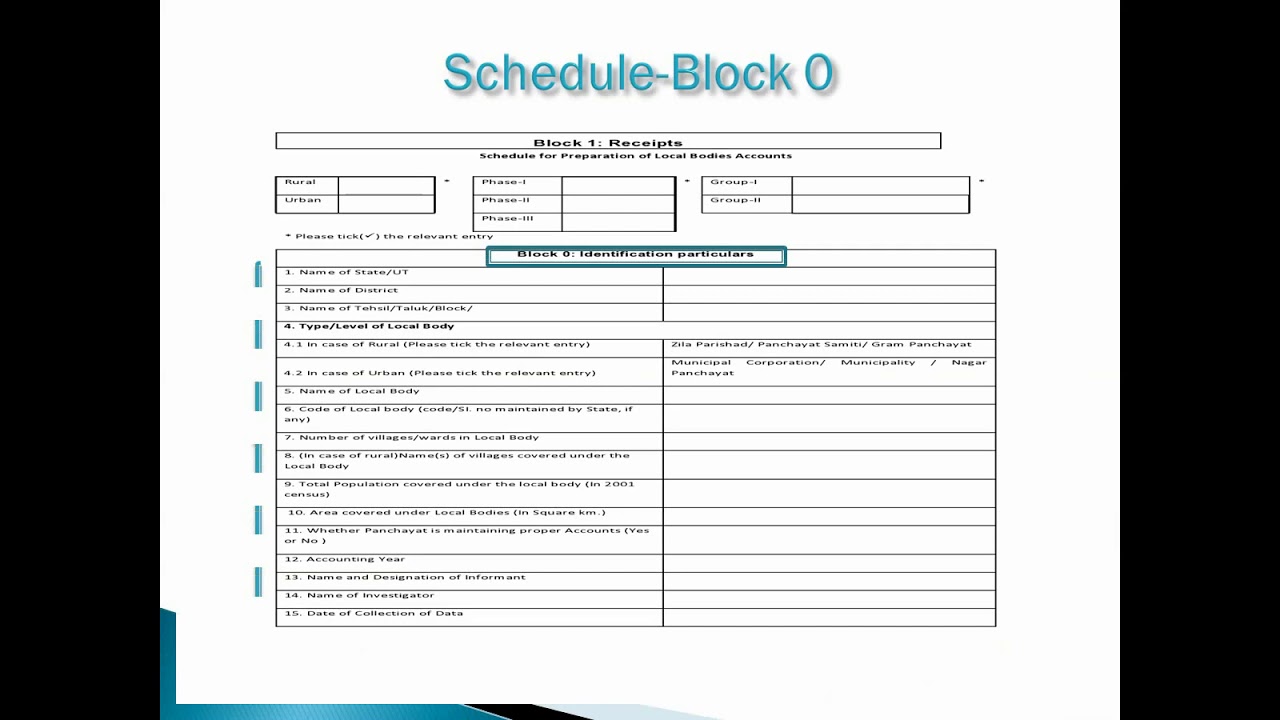 General Government Analysis of Accounts of Local Bodies