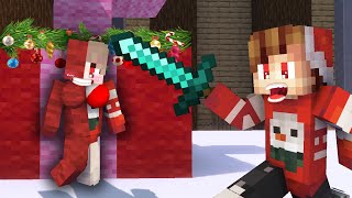 หนีผัว!! แชมป์ไล่ล่าตามหาเนยไม่เจอ? | Minecraft Christmas Day