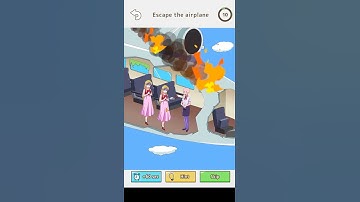 Tricky Mean   Brain puzzle   Level 59 Escape the airplane #gameplay #walkthrough