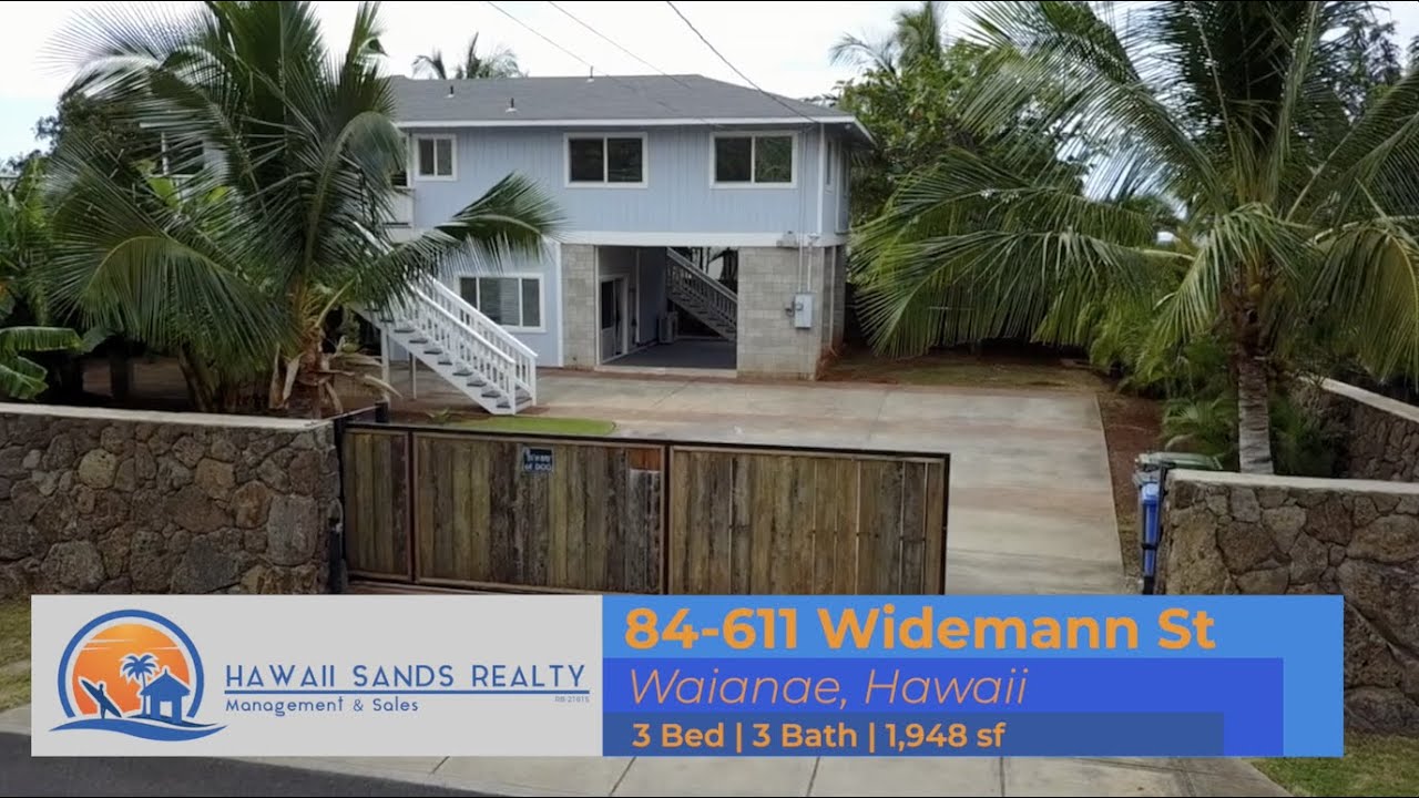 3bed, 3 bath Oahu Beach House FOR RENT in Makaha YouTube