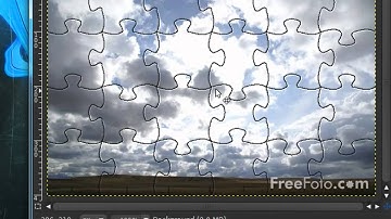 How to make an image into a puzzle in GIMP (hd)