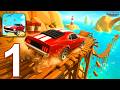 Stunt Paradise - Gameplay Walkthrough Part 1 - Level 1-10 Stunt Car Extreme (iOS, Android)