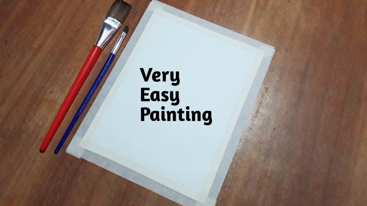 Easy Watercolor Painting For Beginners/ step by step/ tutorial - YouTube
