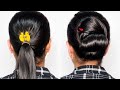 Easy Claw Clip Bun Hairstyle 🔥 Simple & Trending Hair Hack
