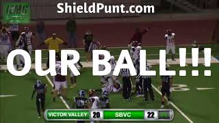 Shield Punt Gets A Fumble