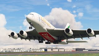 SMALL AIRPORT DANGEROUS LANDING Emirates Boeing 747800 At Madeira Airport MFS2020