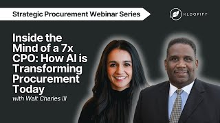 Inside the Mind of a 7x CPO: How AI is Transforming Procurement Today