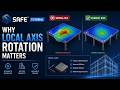 🎯 SAFE Tutorial: Why Local Axis Rotation Matters #SAFE #Structural #SAFEtutorial #FoundationDesign