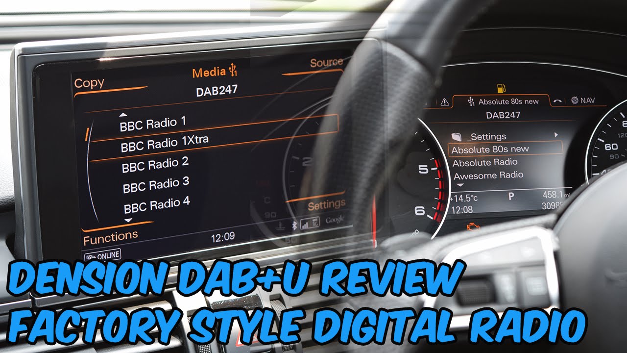 Dension DAB+U Review - Audi MMI - Factory Style Digital Radio - YouTube