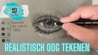 Hoe Teken Je Een Realistisch Oog Teken Tutorial