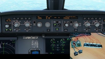 Mobiflight A320 Efis Fcu Display with ESP32
