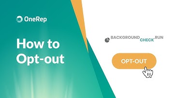 HOW TO OPT OUT OF BACKGROUNDCHECK.RUN VIDEO GUIDE BY ONEREP