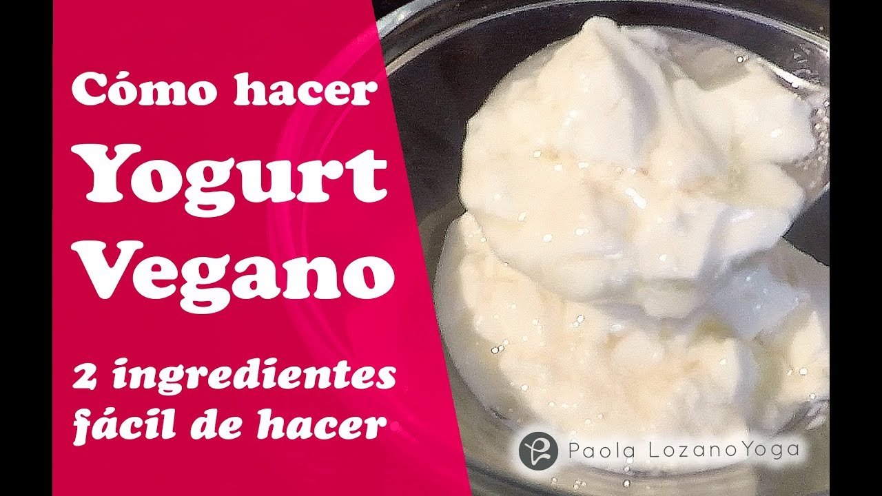 Cómo hacer yogurt vegano en casa, sólo 2 ingredientes (rejuvelac y leche de  soya), fácil de hacer - YouTube