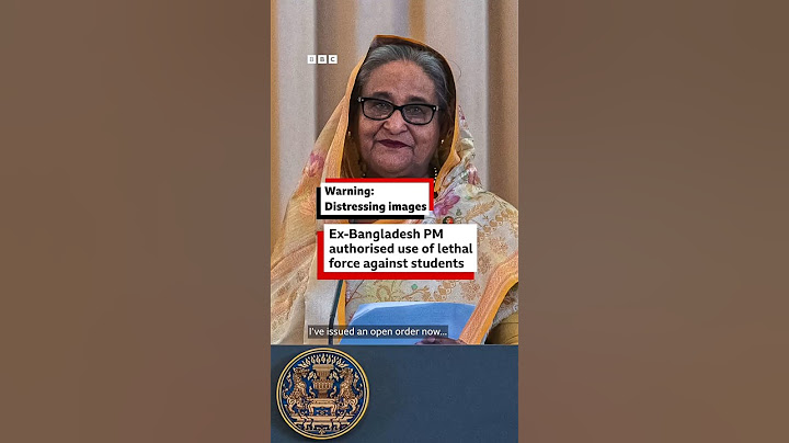 Ex-Bangladesh leader authorised deadly crackdown, leaked audio suggests - BBC World Service #Shorts