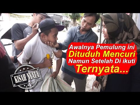 Awalnya Pemulung ini Di Tuduh NYOLONG, Namun Setelah di Ikuti Ternyata. . .