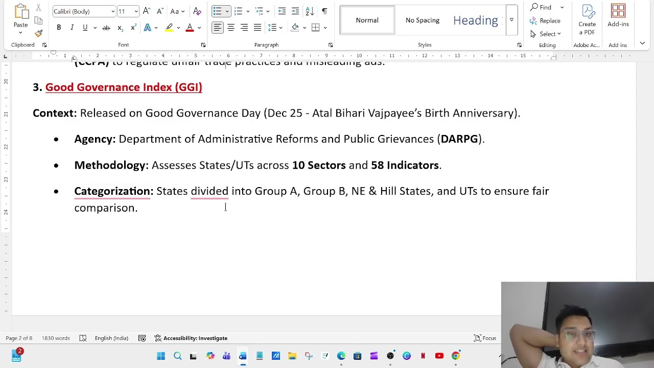 Lecture 11 - CA Revision Series - PIB December 2025 Complete