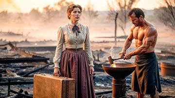 Mail Order Bride With Secret Fortune Arrives To Burnt Homestead — Rebuilds With One Armed Blacksmith
